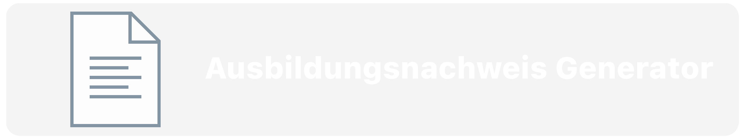 Ausbildungsnachweis Generator