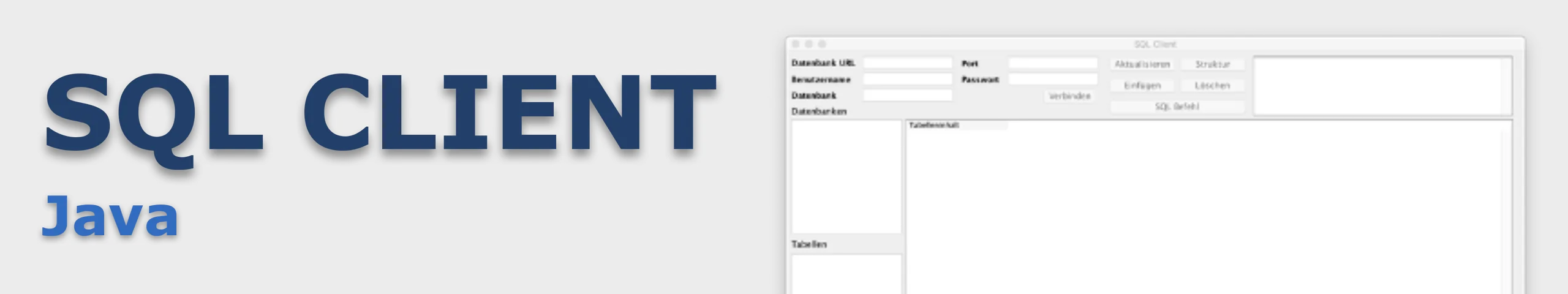 Java SQL Client